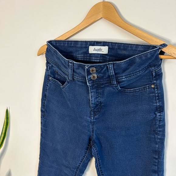 Angels Forever Young Skinny Jeans Size 6 - Double Button Closure, Dark Wash, EUC - Picture 6 of 10